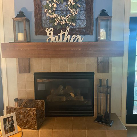 Fireplace Surround Replacement - Before