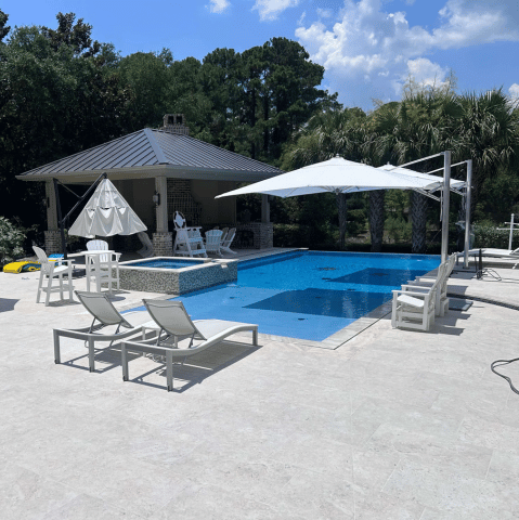 Backyard Pool & Outdoor Pavilion